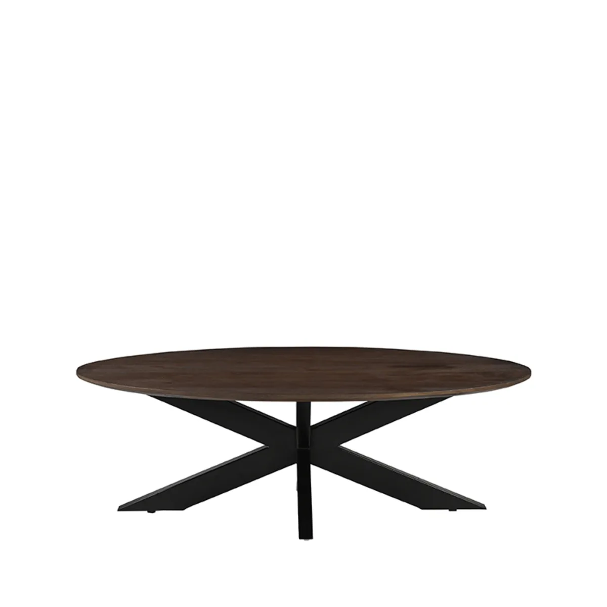 LABEL51 Salontafel James 130 cm, ovaal in Brown Espresso, detail 1