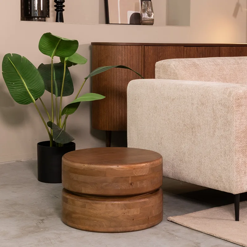 LABEL51 Couchtisch Milly 50 cm in Nature Smooth