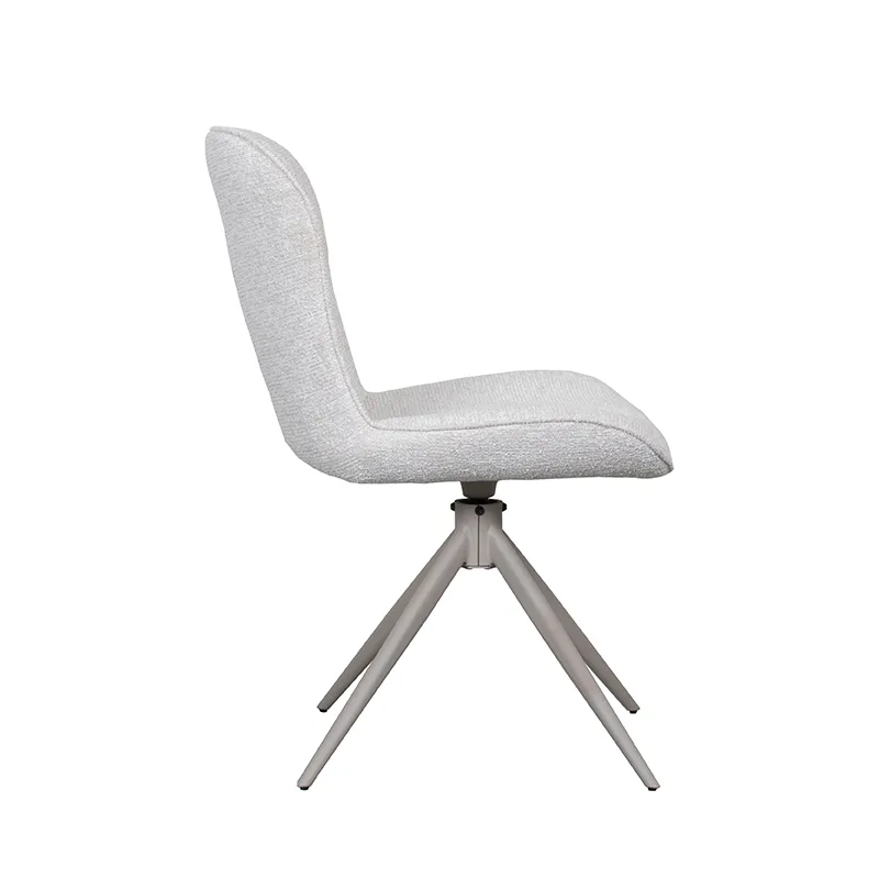 LABEL51 dining chair Thorben taupe metal