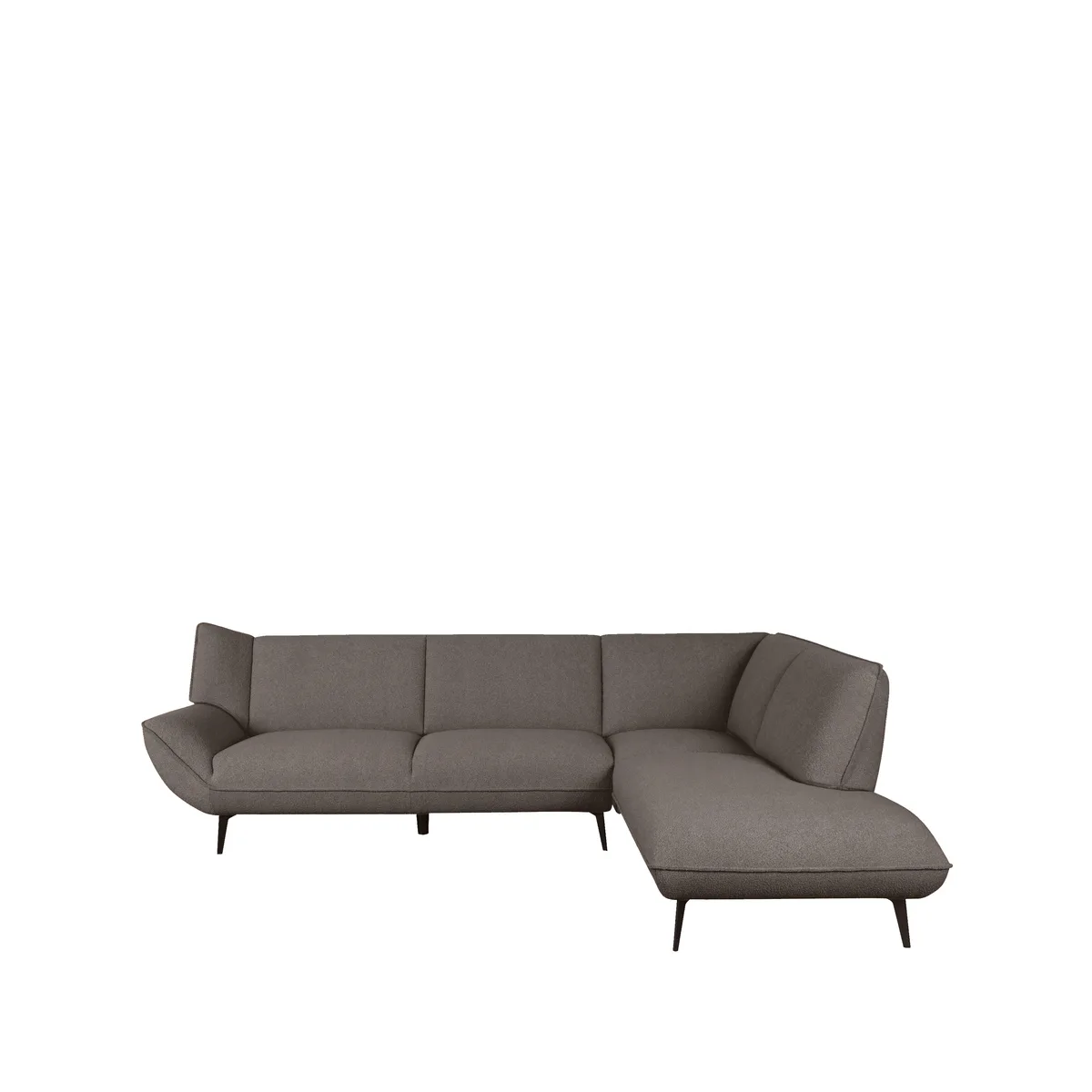 LABEL51 Ecksofa Pesaro rechts in Touch Brown, Detail 1