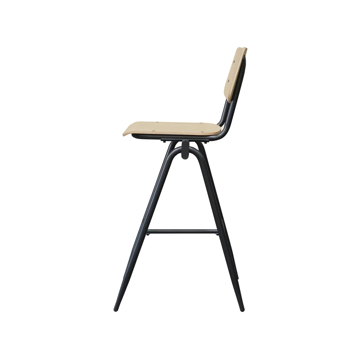 LABEL51 Barhocker Solid hoog in Naturel hout, Detail 3