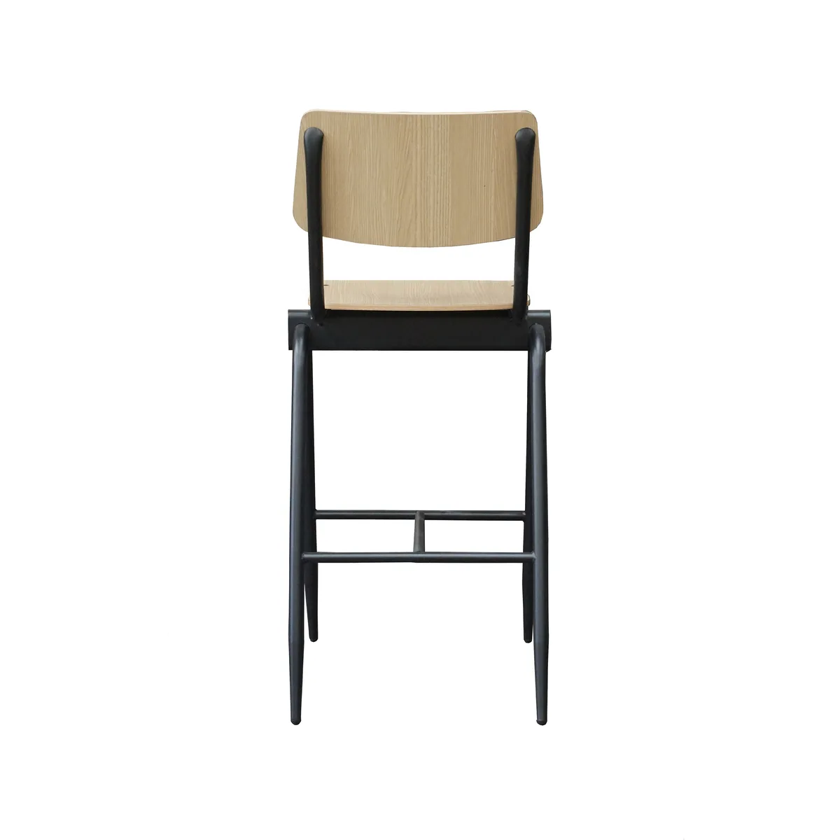 LABEL51 Barhocker Solid hoog in Naturel hout, Detail 4