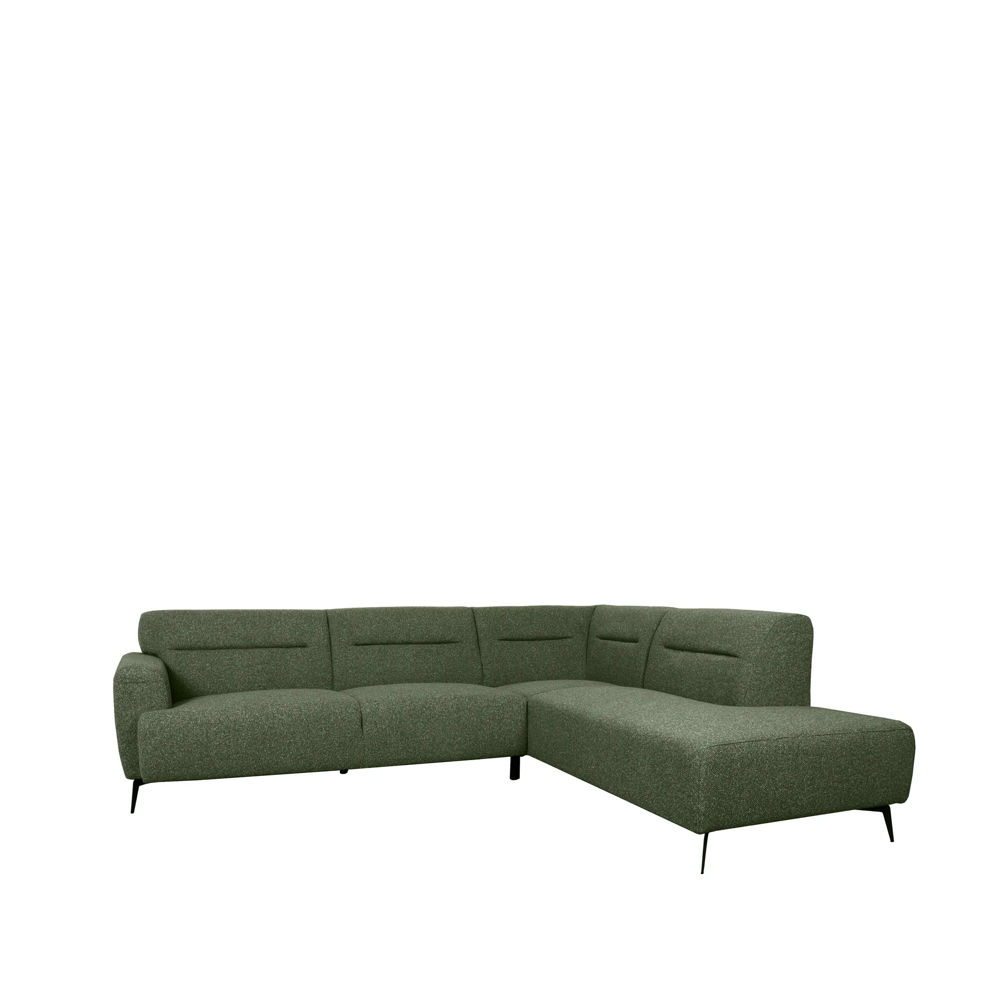 LABEL51 Ecksofa Bolzano rechts in Royal Boucle Forest, Detail 1
