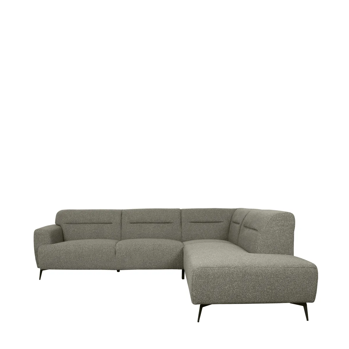 LABEL51 Ecksofa Bolzano rechts in Royal Boucle Mushroom