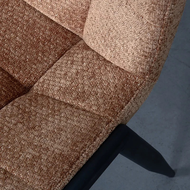 LABEL51 Esszimmerstuhl Noor zwart metaal in Elite Cognac, Detail 5