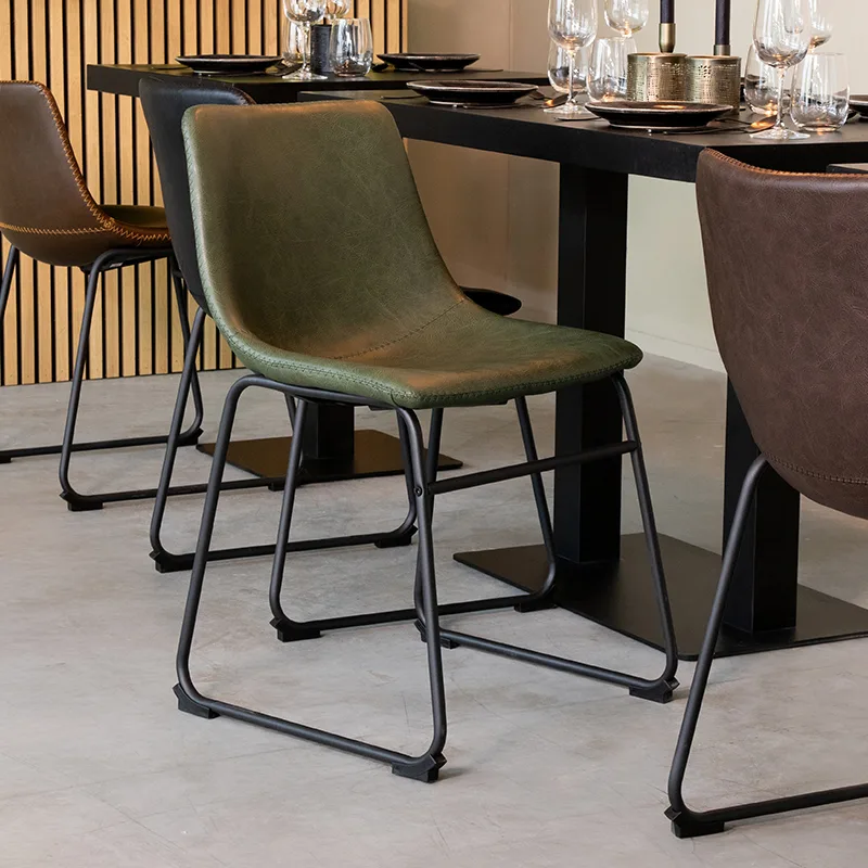 LABEL51 dining chair Risto black metal