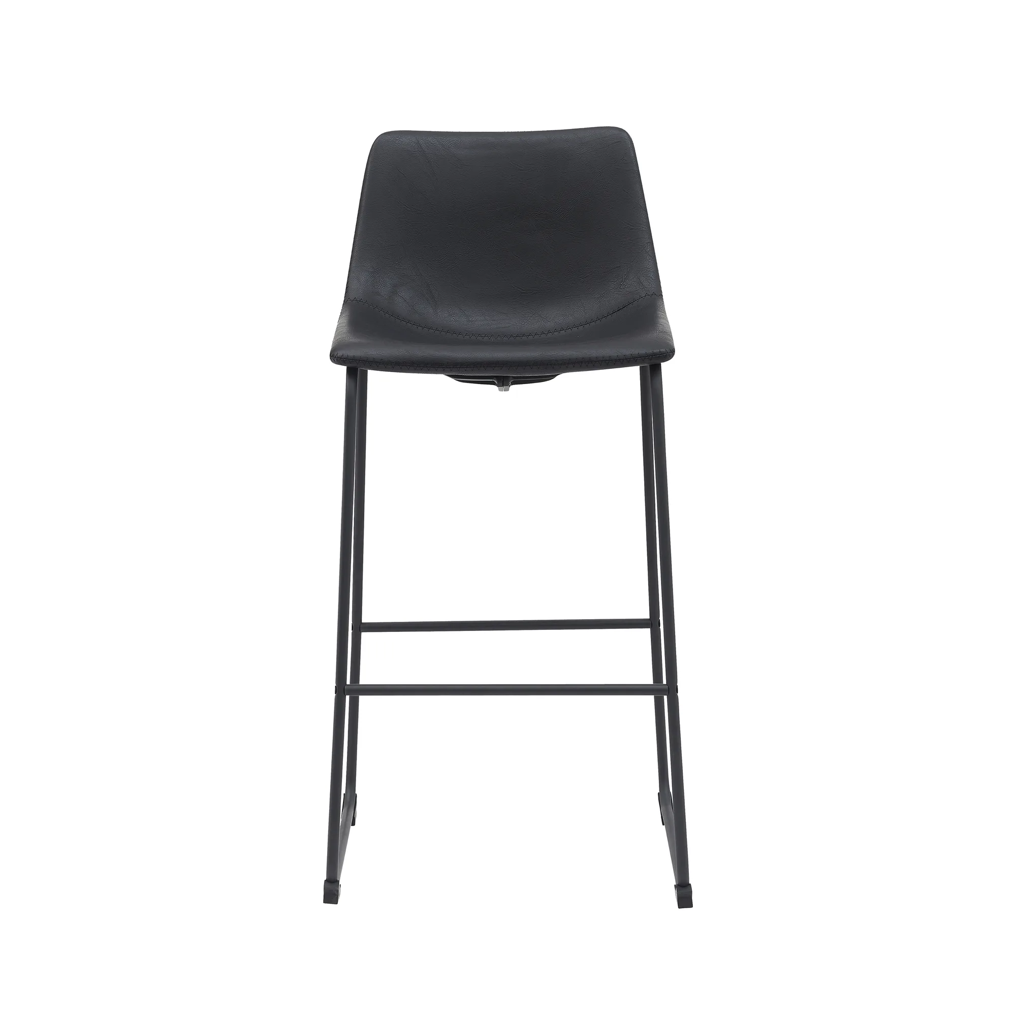 LABEL51 Barhocker Risto hoog in PU Black A, Detail 2