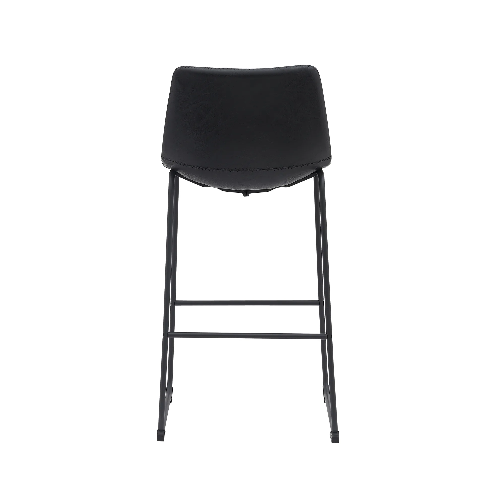 LABEL51 Barhocker Risto hoog in PU Black A, Detail 4