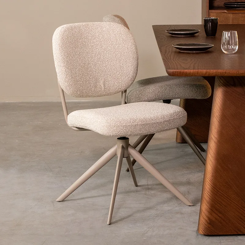LABEL51 Esszimmerstuhl Geneva Metall taupe - LABEL51