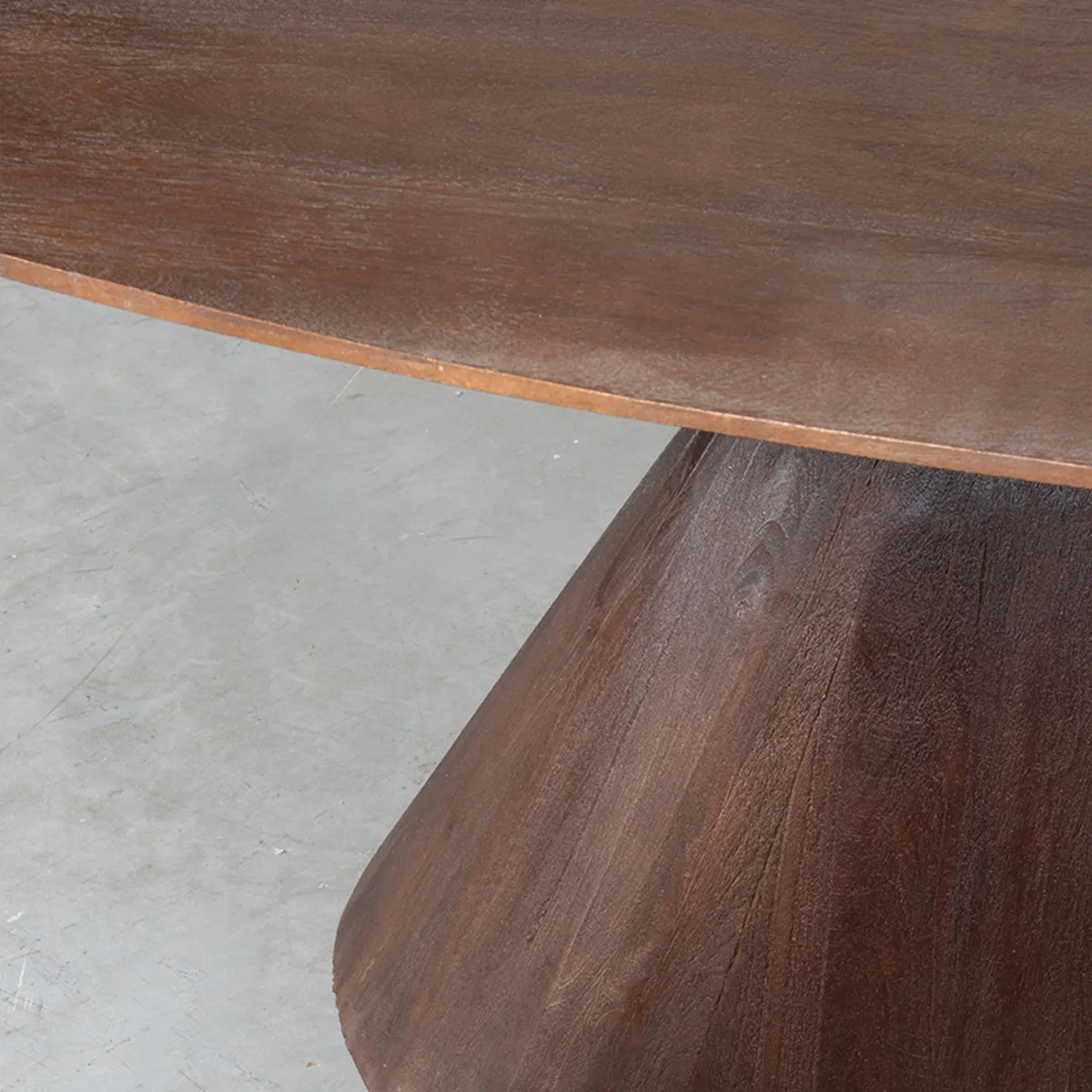 LABEL51 Esstisch Jagger 240 cm, ovaal in Espresso mangohout, Detail 4