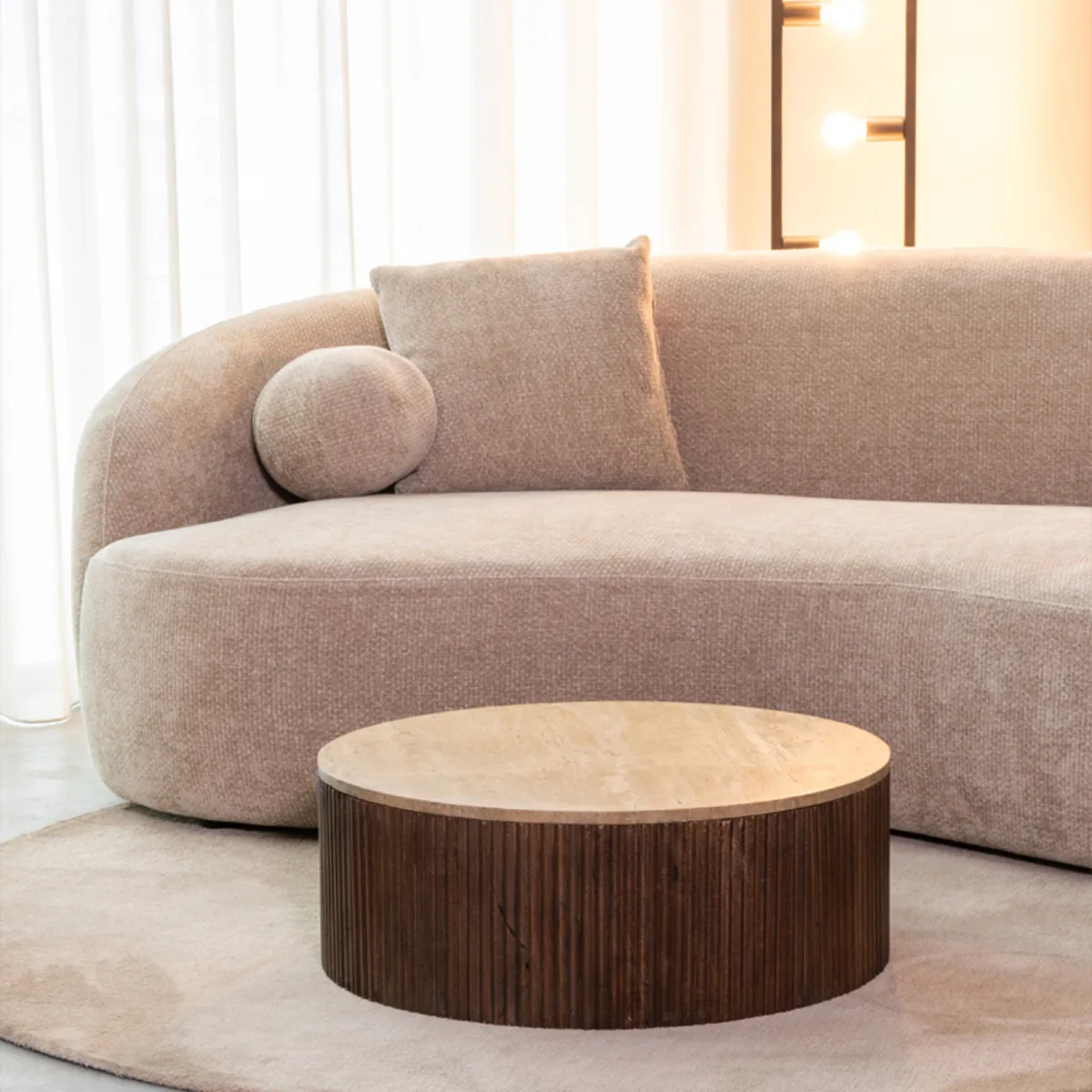 LABEL51 Couchtisch Ribble 70 cm, rund - LABEL51