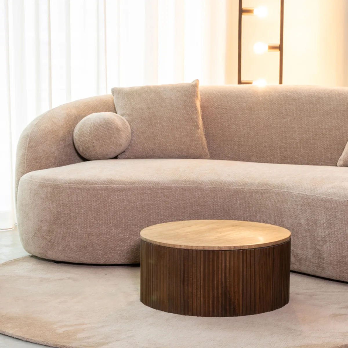 LABEL51 Couchtisch Ribble 50 cm, rund - LABEL51