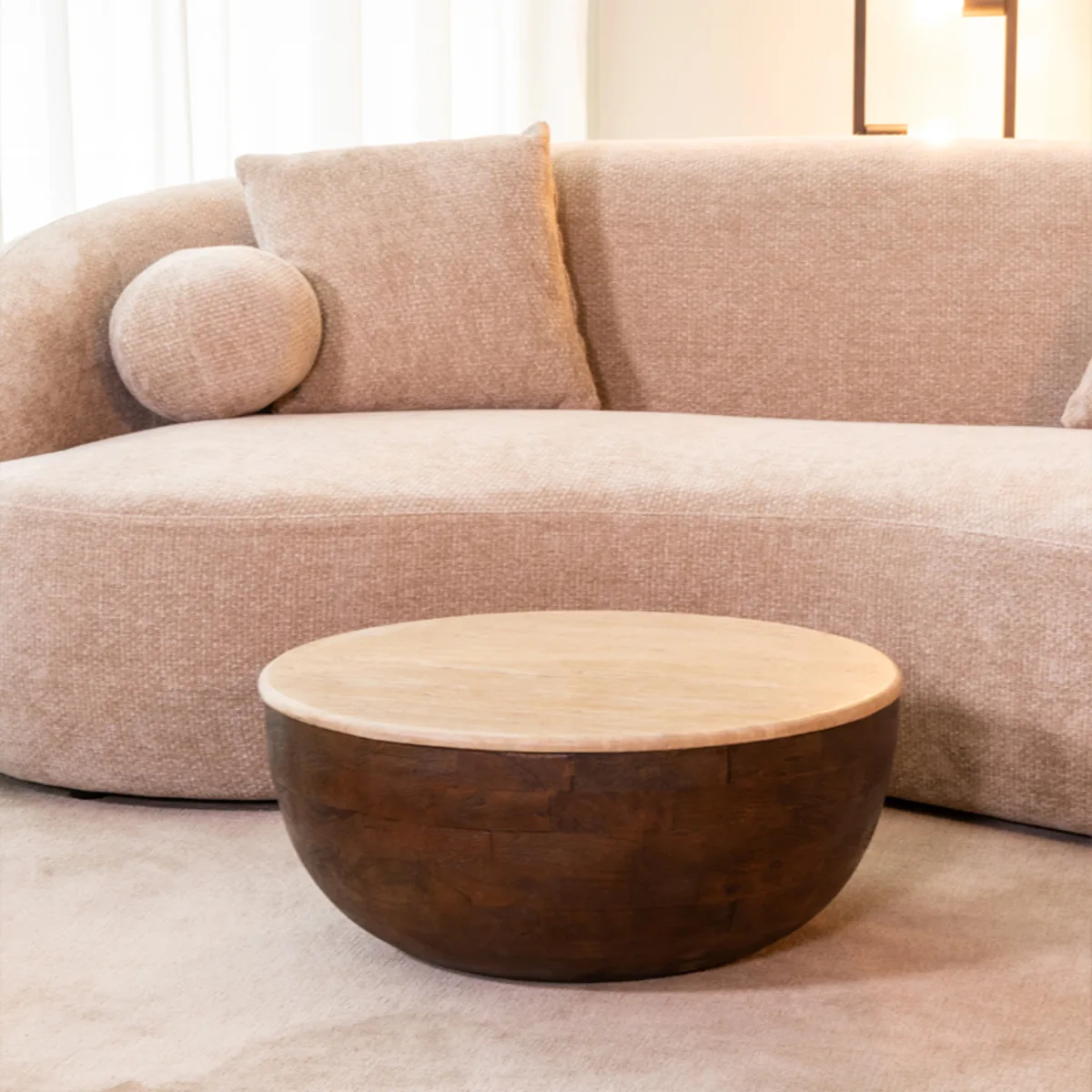 LABEL51 coffee table Bowl 70 cm, round