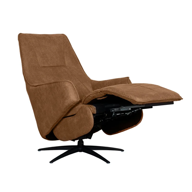 LABEL51 Sessel Odense 2-motorig in Microsuede Cognac, Detail 2