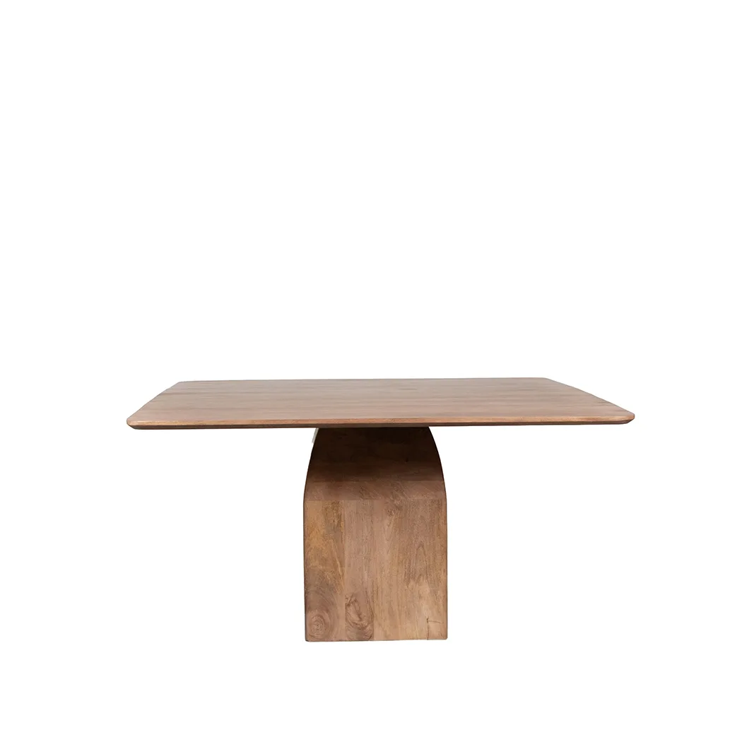 LABEL51 Eetkamertafel Ingo 130 cm, vierkant in Nature Smooth, detail 2