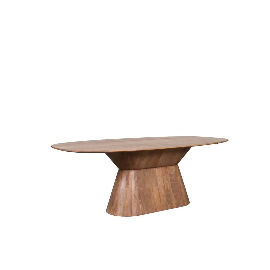 LABEL51 Eetkamertafel Jagger 200 cm, ovaal in Nature Smooth, detail 1