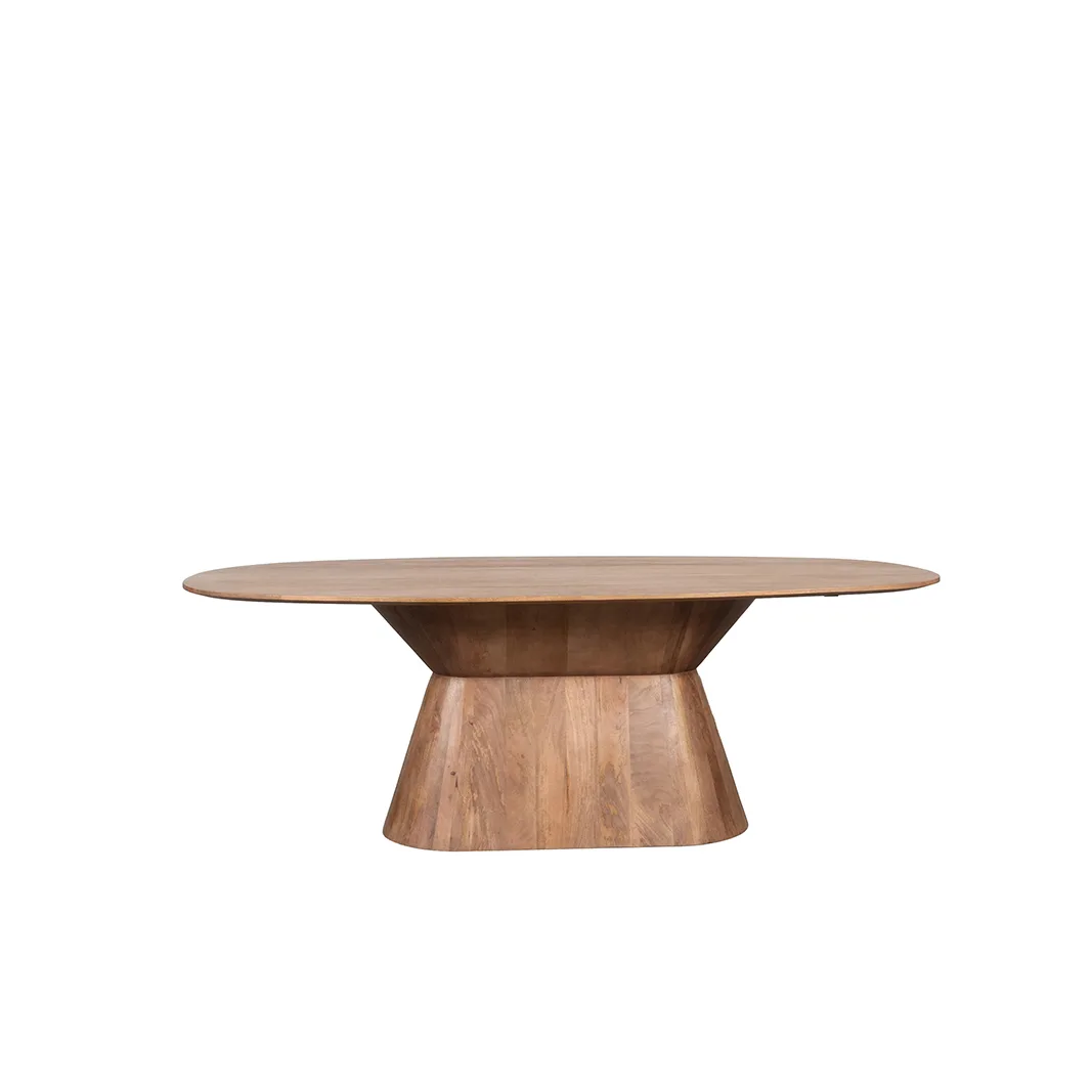 LABEL51 Eetkamertafel Jagger 200 cm, ovaal in Nature Smooth, detail 2
