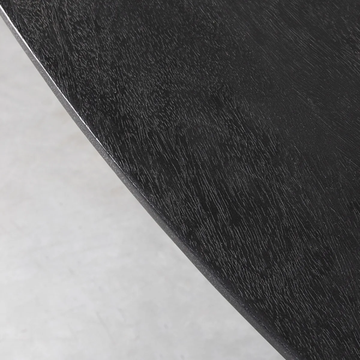 LABEL51 Eetkamertafel Cooper 210 cm in Zwart mangohout, detail 3
