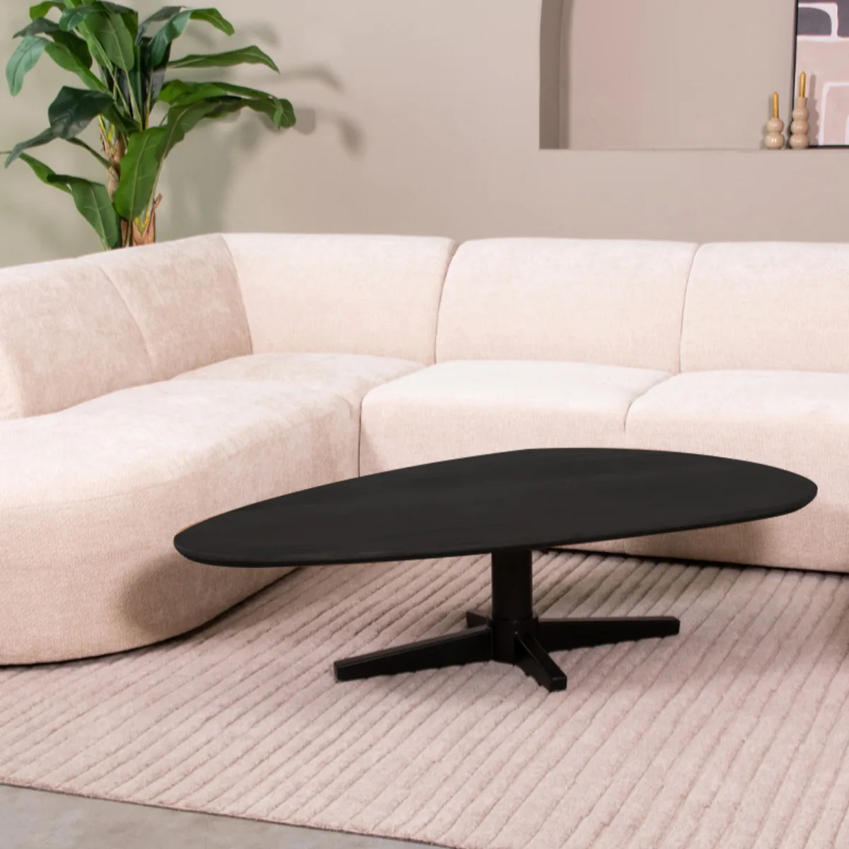 LABEL51 coffee table Rosie 140 cm