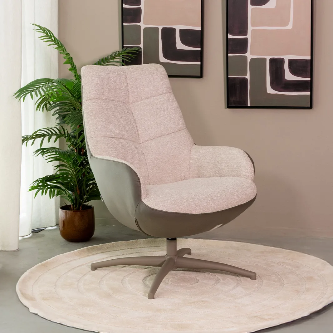 LABEL51 Sessel Winston in Microfiber Forest