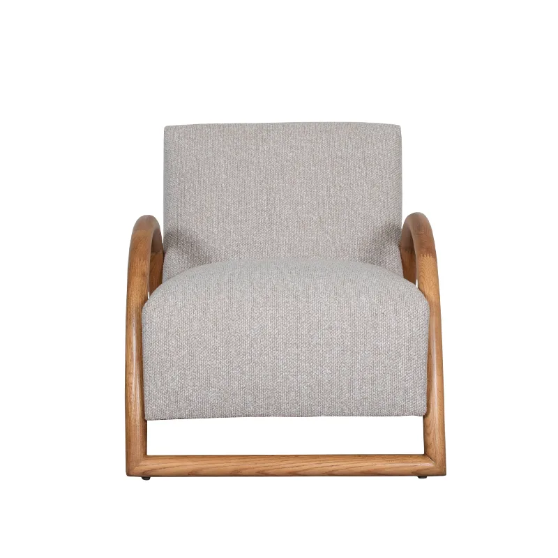 LABEL51 Sessel Viggo naturel hout in Royal Boucle Natural, Detail 1