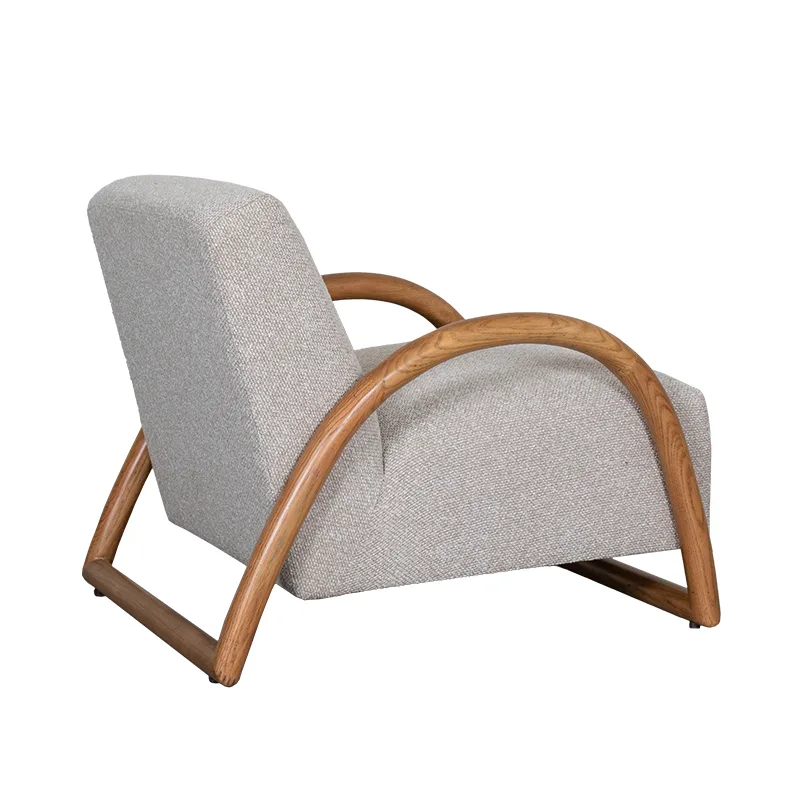 LABEL51 Sessel Viggo naturel hout in Royal Boucle Natural, Detail 3