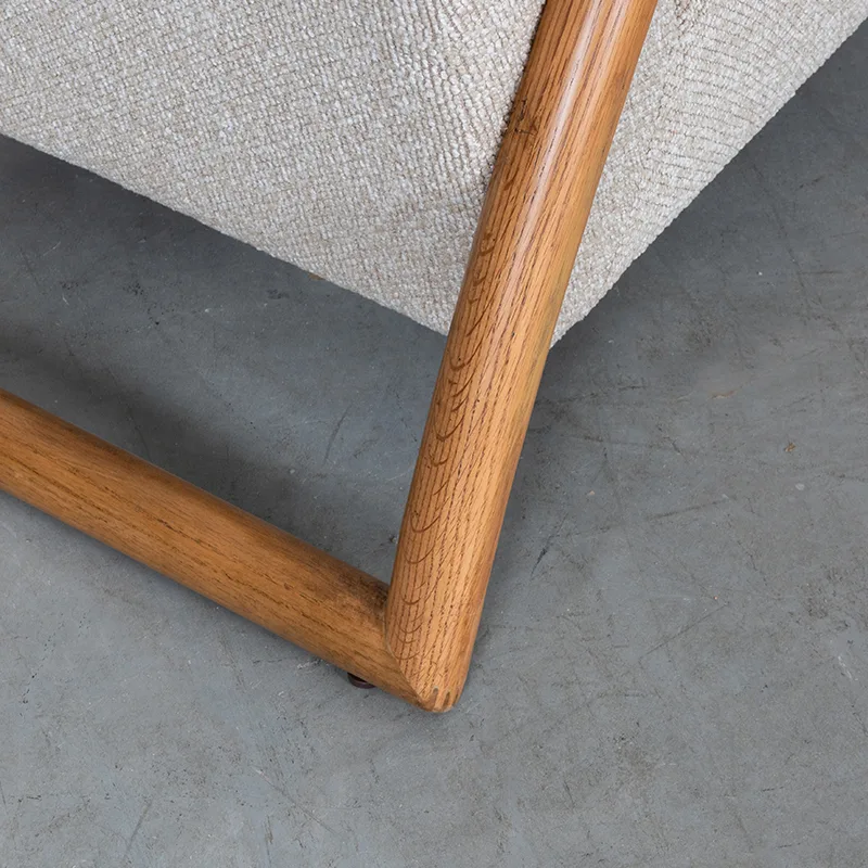 LABEL51 Sessel Viggo naturel hout in Royal Boucle Natural, Detail 5