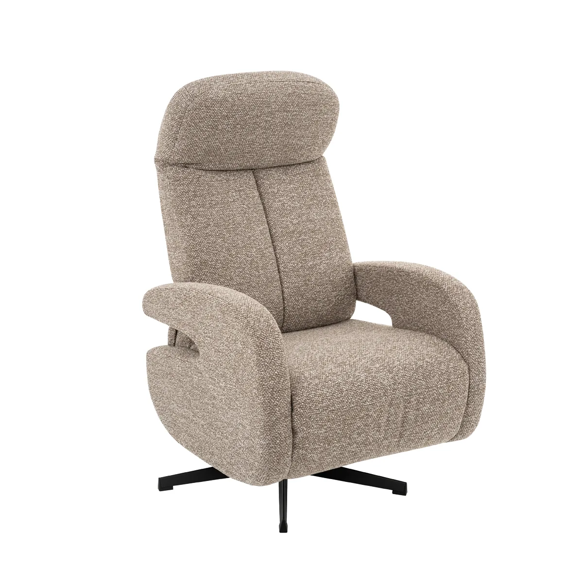 LABEL51 Sessel Esbjerg manueel verstelbaar in Royal Boucle Mushroom