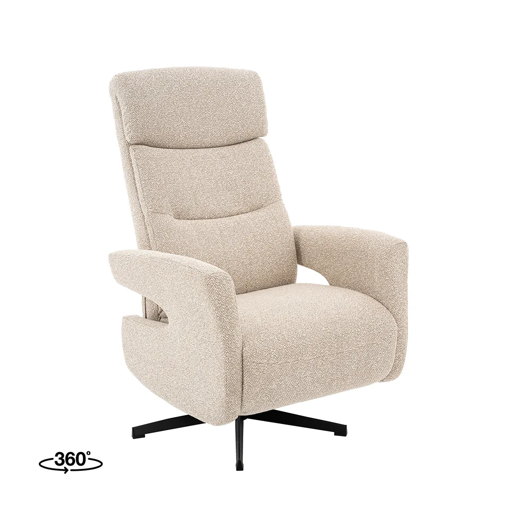 LABEL51 Sessel Copenhagen manueel verstelbaar in Royal Boucle Natural