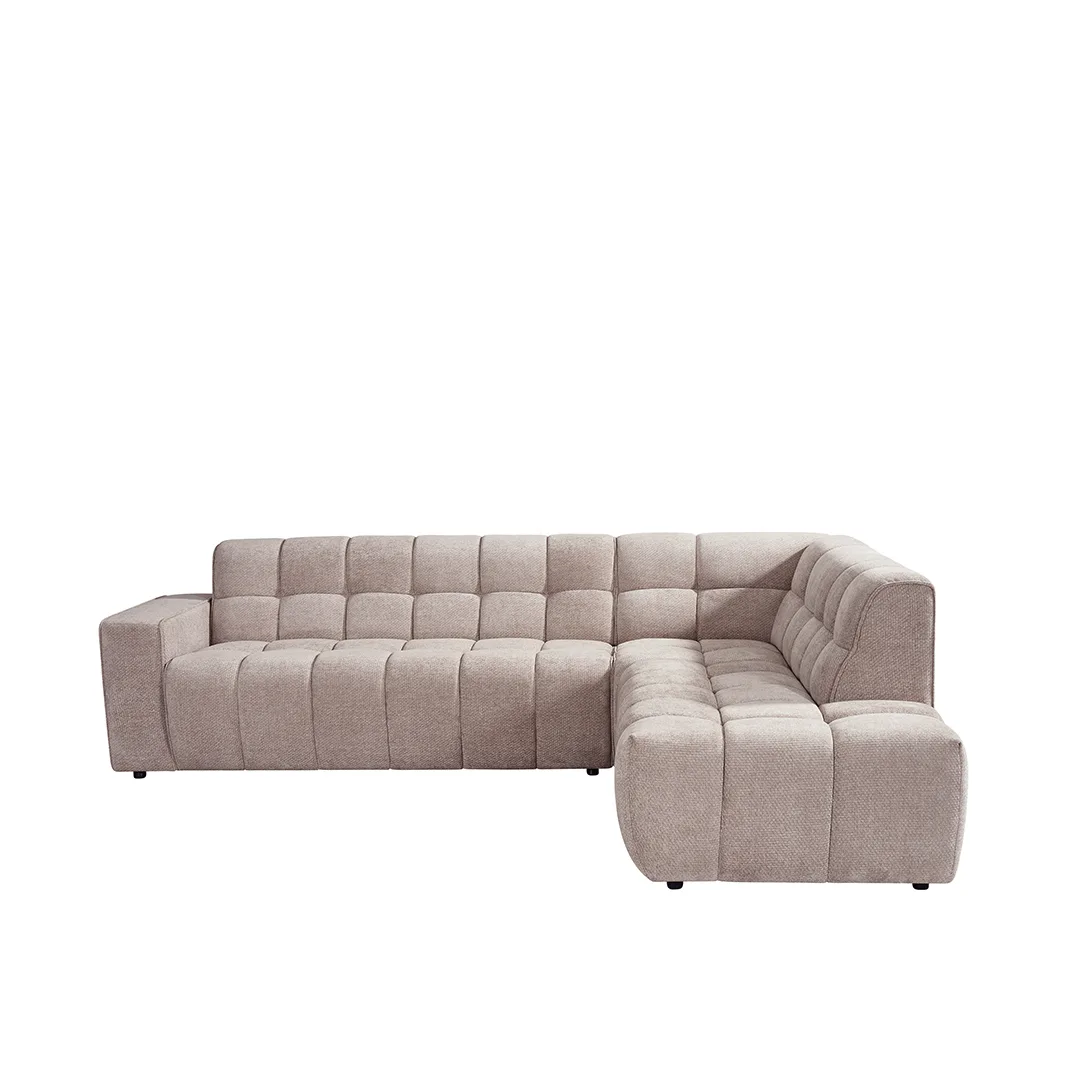 LABEL51 Ecksofa Valentino rechts in Elite Clay