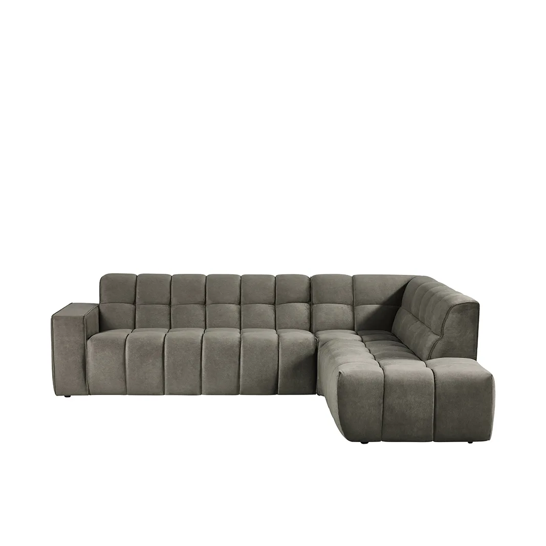 LABEL51 Ecksofa Valentino rechts in Cosmo Taupe