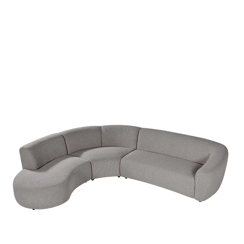 LABEL51 Ecksofa Florence links in Royal Boucle Mushroom, Detail 1