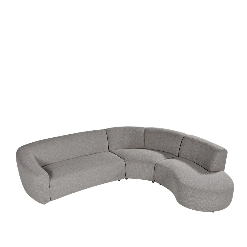 LABEL51 Ecksofa Florence rechts in Royal Boucle Mushroom, Detail 1
