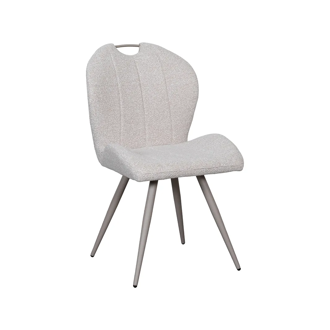 LABEL51 dining chair Silly taupe metal