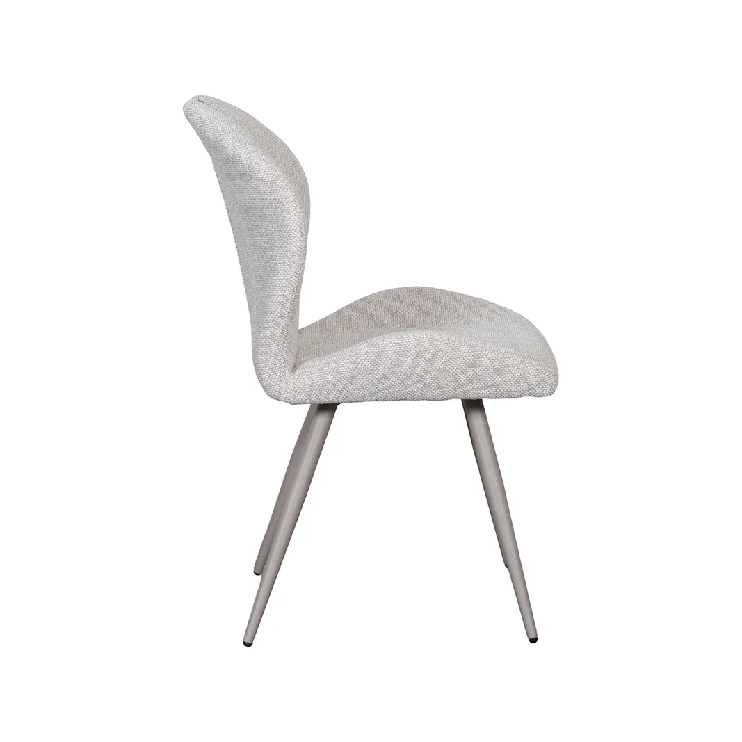 LABEL51 dining chair Silly taupe metal