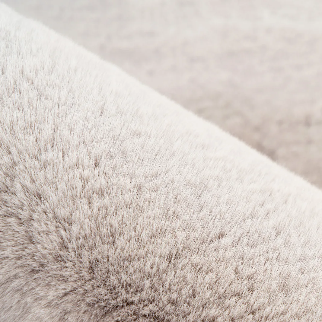 LABEL51 Vloerkleed Indy 160x230 cm, organisch in Licht Taupe, detail 2