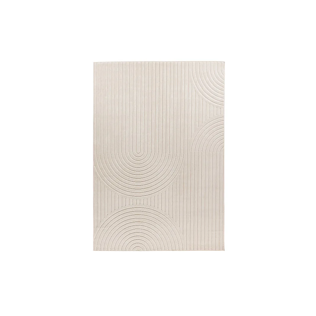 LABEL51 Vloerkleed Varo 160x230 cm in Ivoor polyester