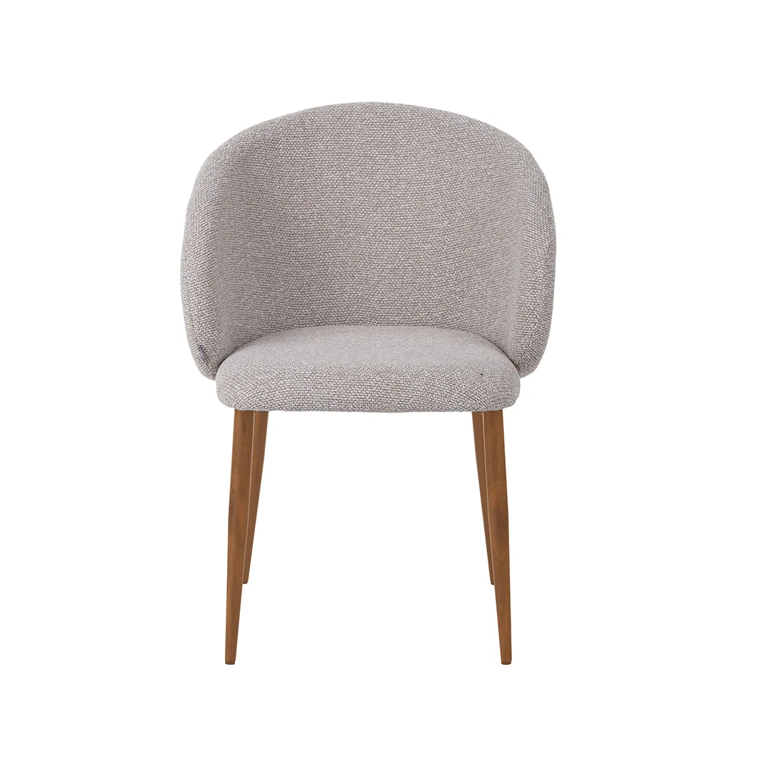 LABEL51 Esszimmerstuhl Yuki naturel metaal in Royal Boucle Natural, Detail 2