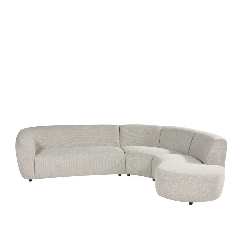 LABEL51 Ecksofa Florence rechts in Royal Boucle Natural
