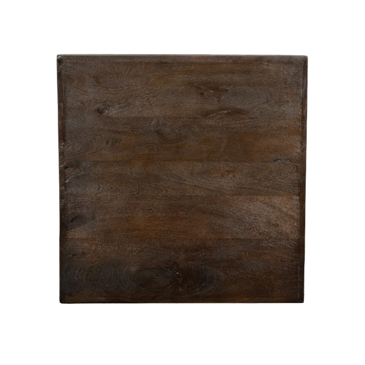 LABEL51 Eetkamertafel Tafelblad Vierkant 70 cm straight in Brown Espresso, detail 1