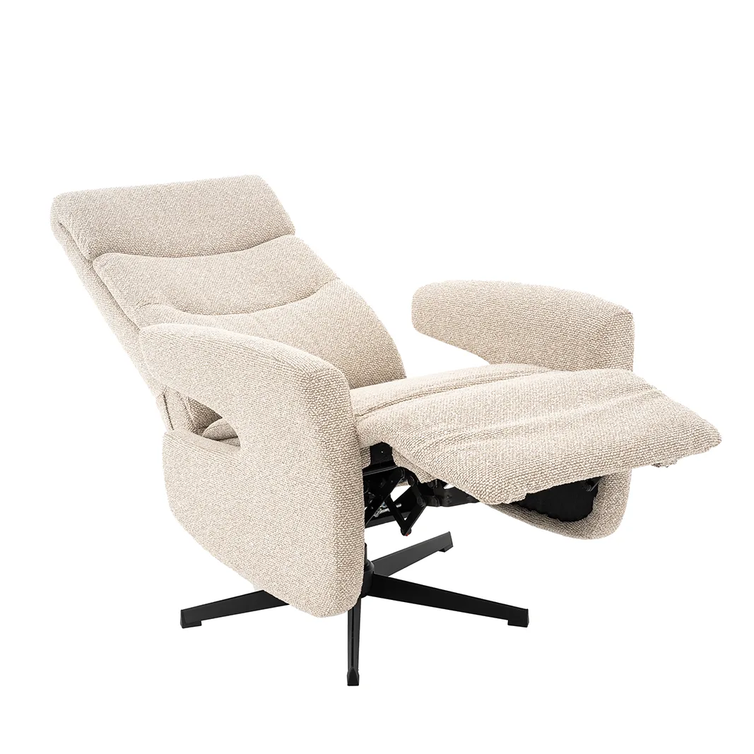 LABEL51 Fauteuil Tampere 2-motorig in Royal Boucle Natural, detail 4