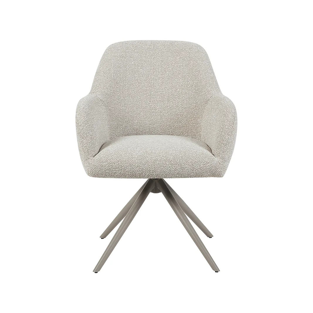 LABEL51 dining chair Sayuri taupe metal
