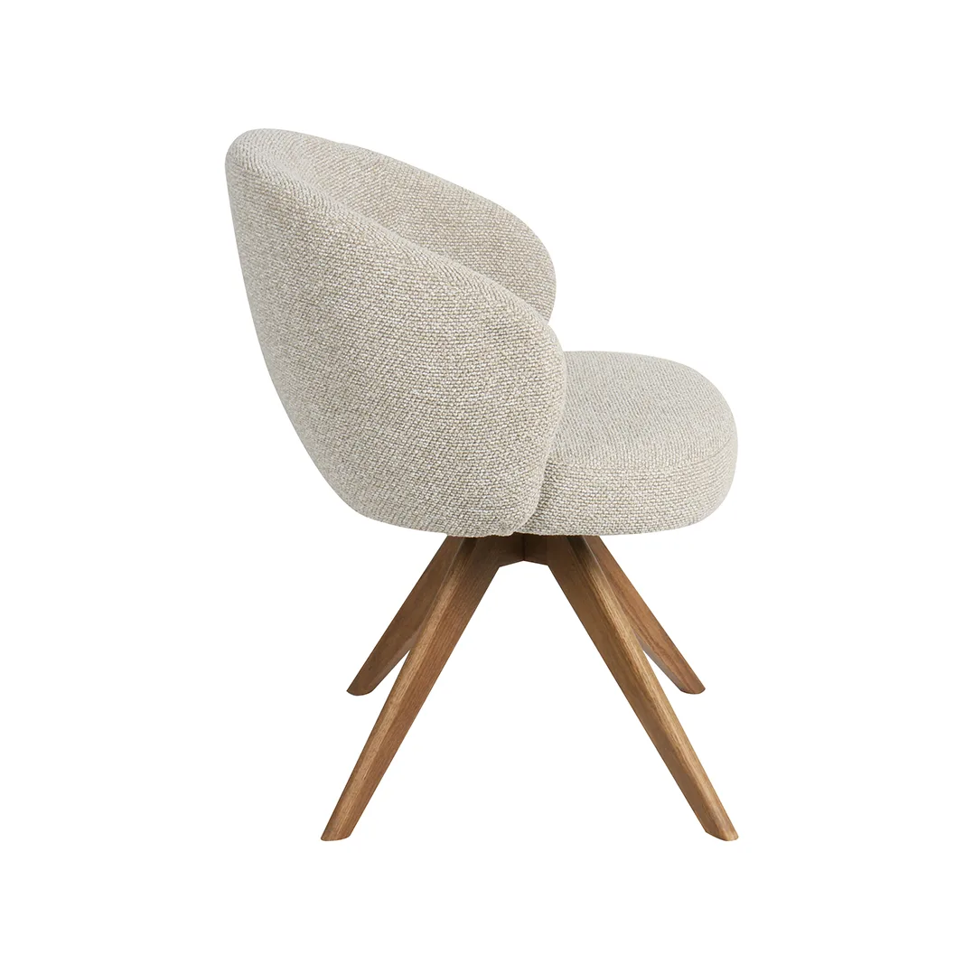 LABEL51 Esszimmerstuhl Sabi naturel hout in Royal Boucle Natural, Detail 3