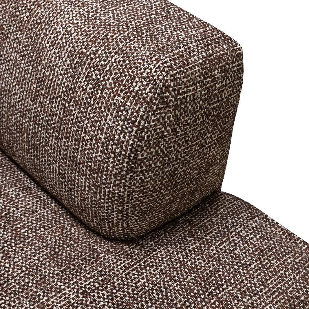 LABEL51 Sofa Verona rechts in Silencio Cherry Chocolate, Detail 4
