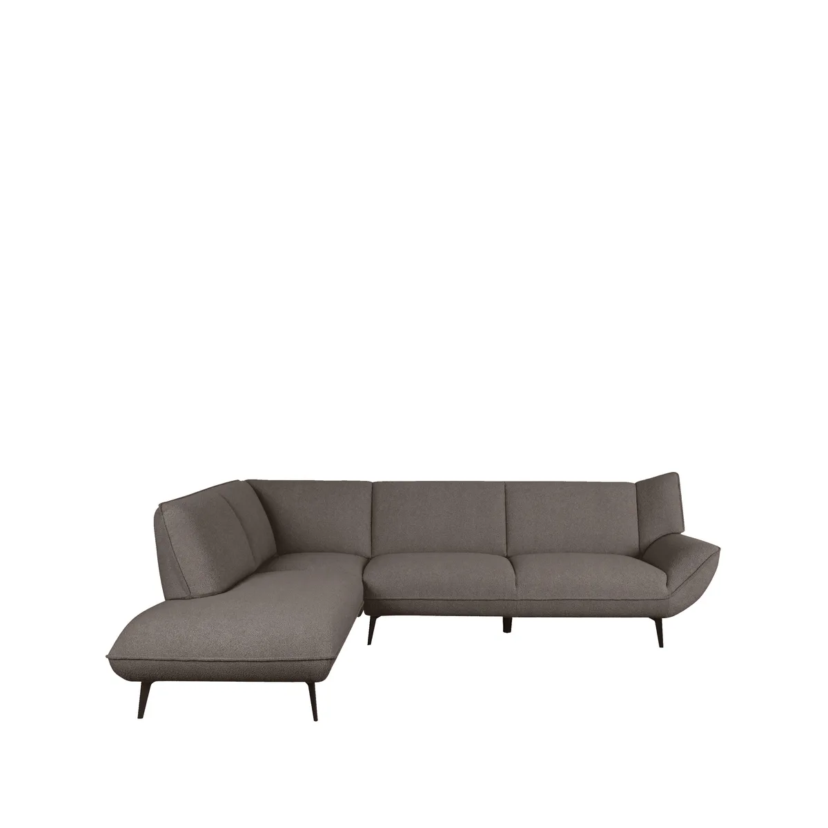 LABEL51 Ecksofa Pesaro links in Touch Brown, Detail 1