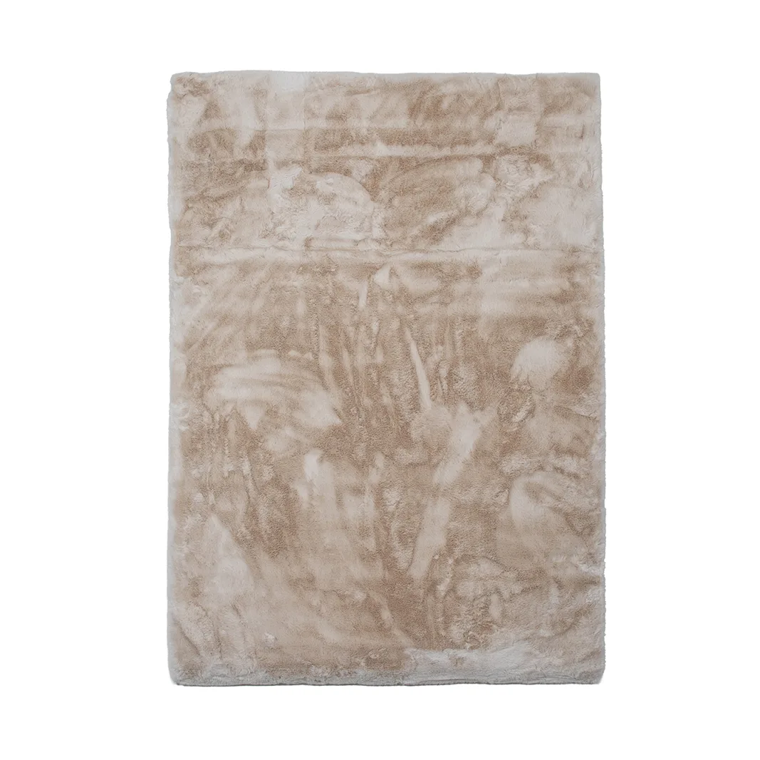 LABEL51 Vloerkleed Indy 200x290 cm in Beige polyester