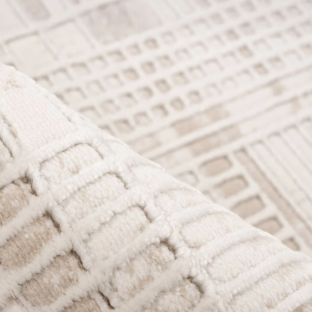 LABEL51 Teppich Manila 200x290 cm in Beige polyester, Detail 2