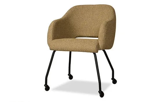 Esszimmerstuhl Casey mit Rollen | Lenselink - Lenselink Furniture