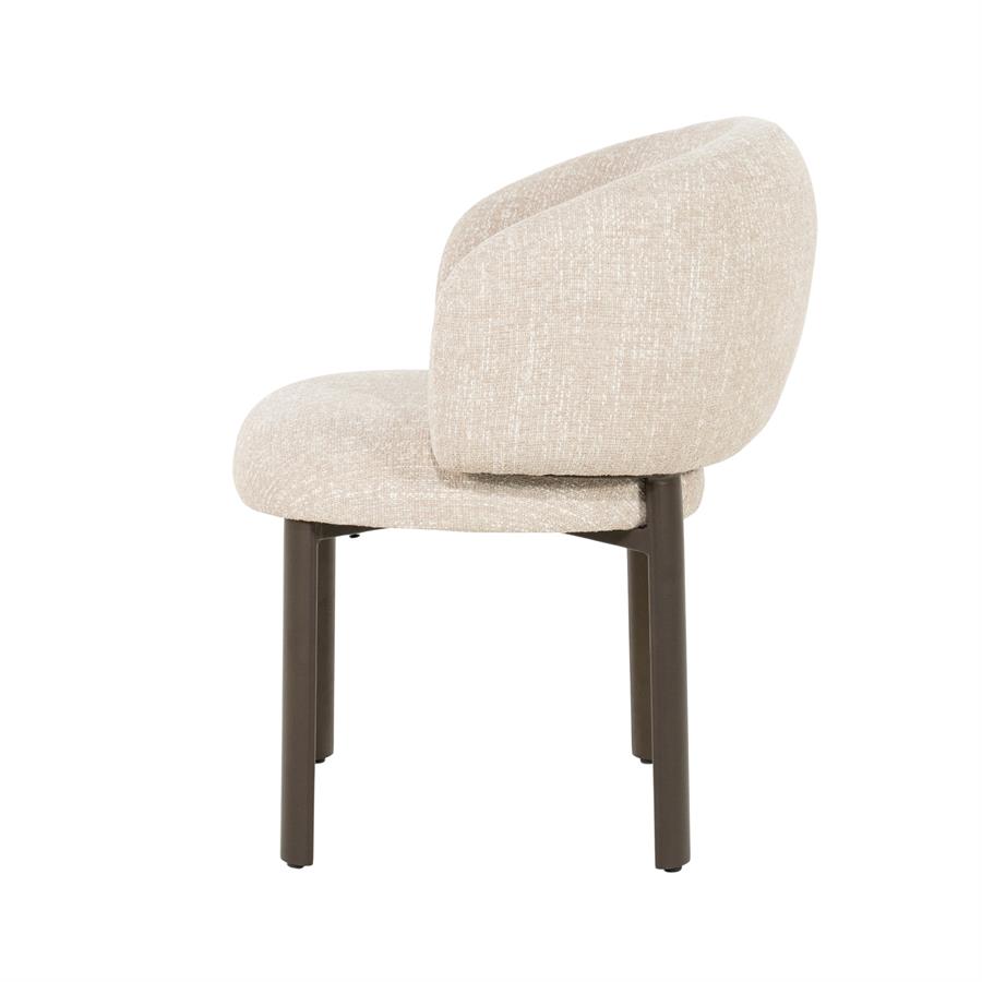 Esszimmerstuhl Senna Punto (Stoff, Beige) - Eleonora
