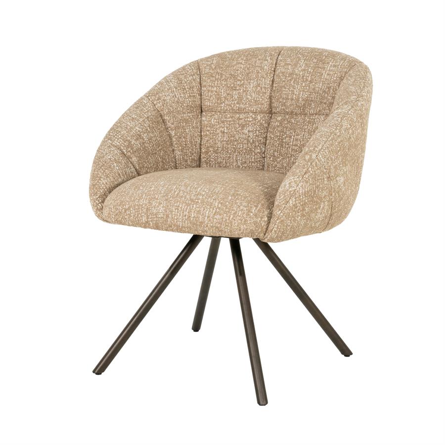 Esszimmerstuhl Tara Punto (Stoff, Beige) - Eleonora